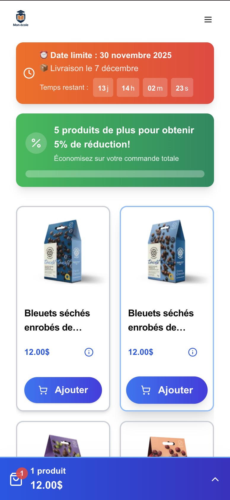 Boutique mobile - Gérez votre campagne depuis n'importe où