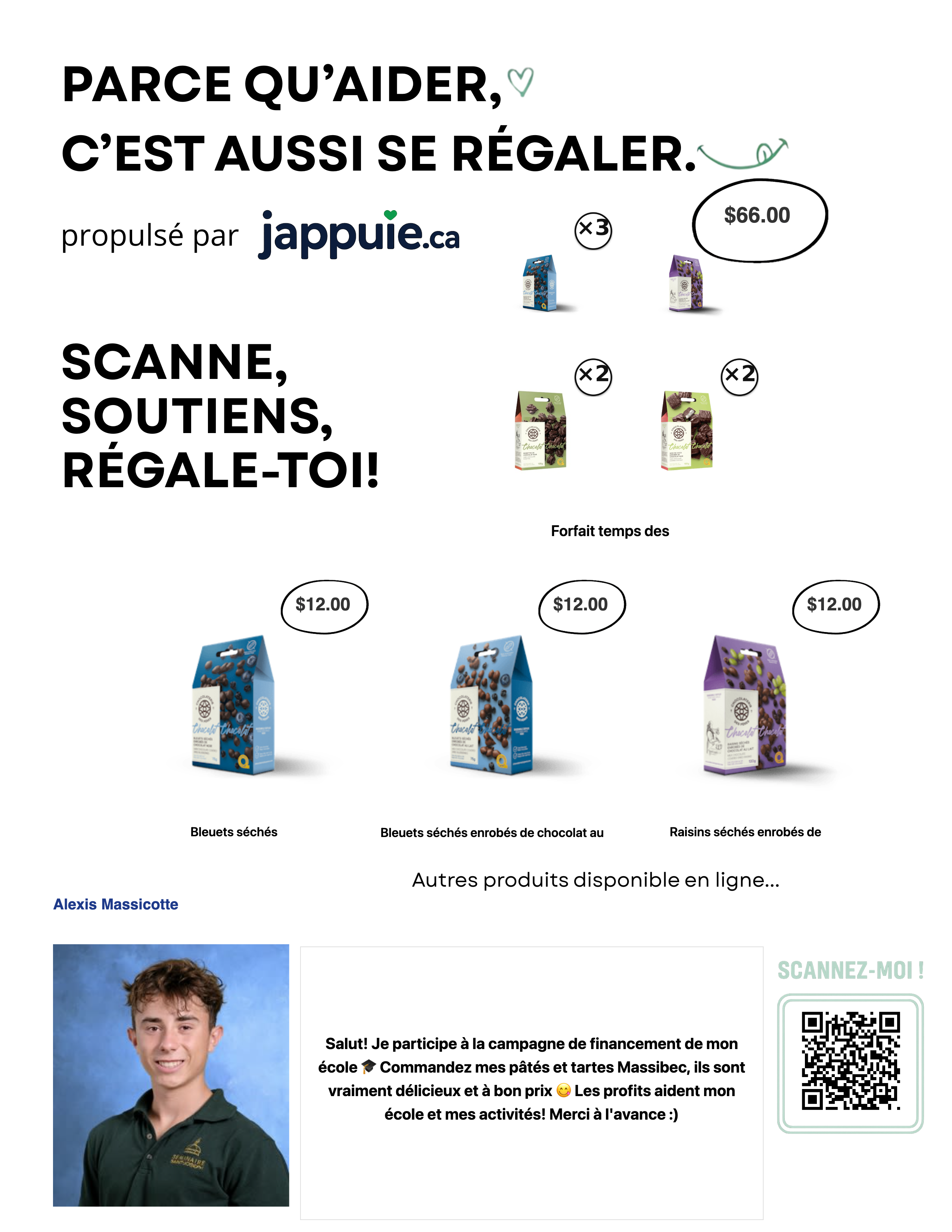 Exemple d'affiche personnalisée générée par Jappuie